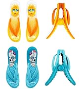 Towel Clips for Beach Chairs - Hurricane-Proof Clothes Pins, Premium ABS Heavy Duty Clothespins w...