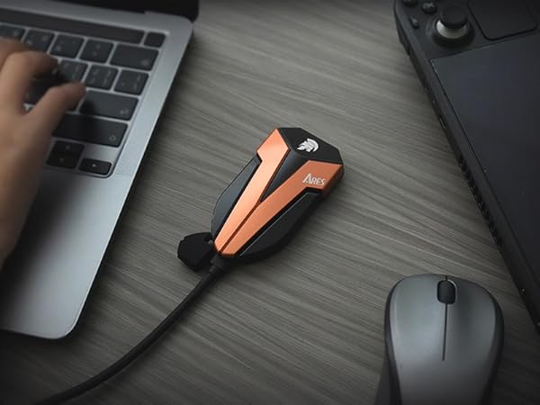 External SSD,Portable SSD LED OTG-Supported, Waterproof USB 3.2 Gen 2x2 Type C Rugged