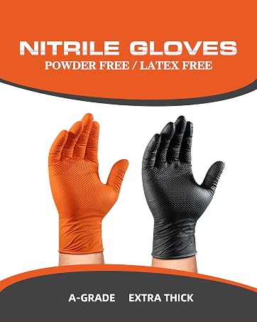 heavy duty nitrile glove