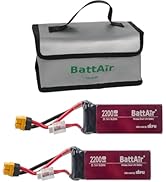 ISDT BattAir 2S 50C 2200mAh (2 Packs) Smart Battery for RC
