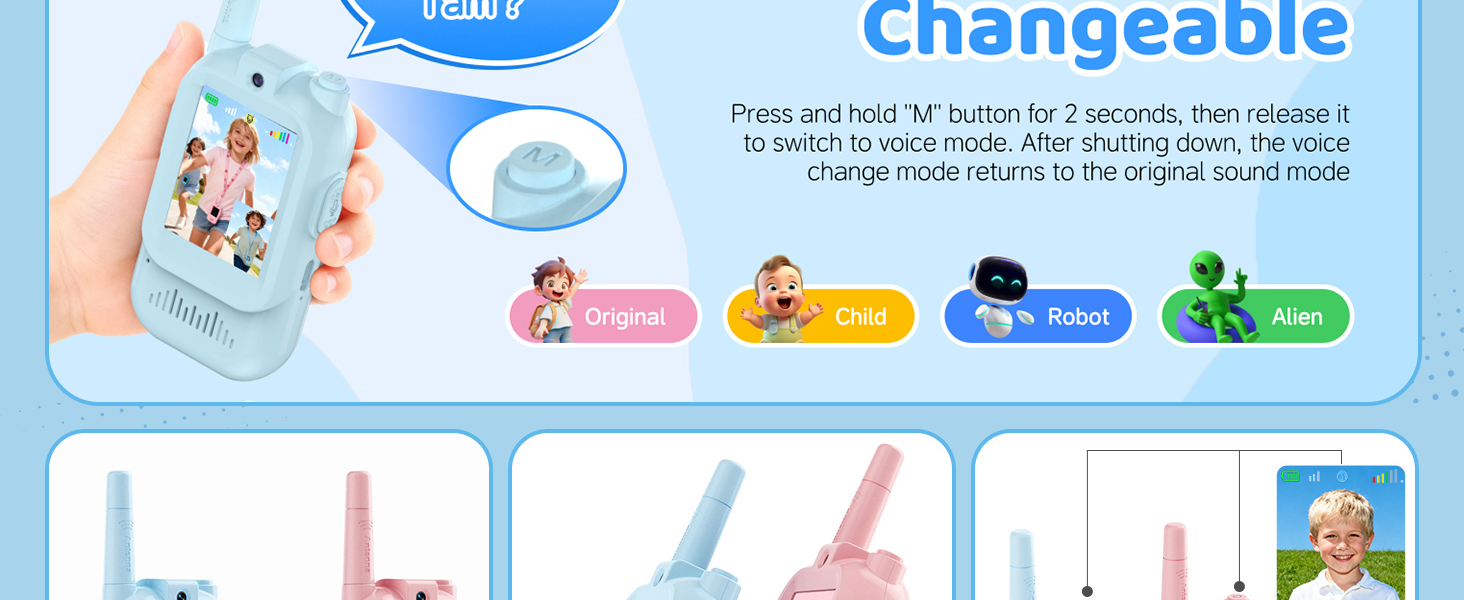Video Walkie Talkies for Kids