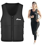 ZELUS Weighted Vest, 10&amp;15lb. Z-Fit Weight Vest for Women Men with Adjustable Soft Iron Weights, ...