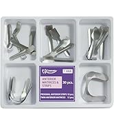 30 Piece Dental Anterior Matrix Kit with Proximal Strips and Twin Anterior Matrices - 0.035mm Thi...