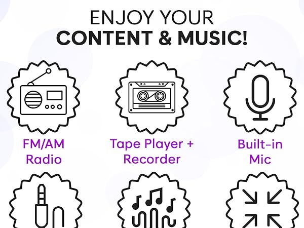 audio bluetooth casate casette cassette cd con converter deck digital esposo mi micro mp3 player