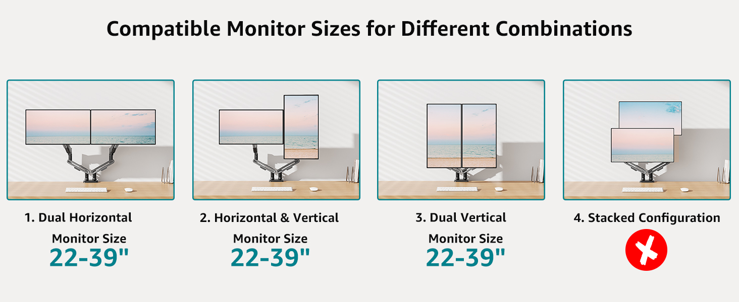 2 monitor desk mount