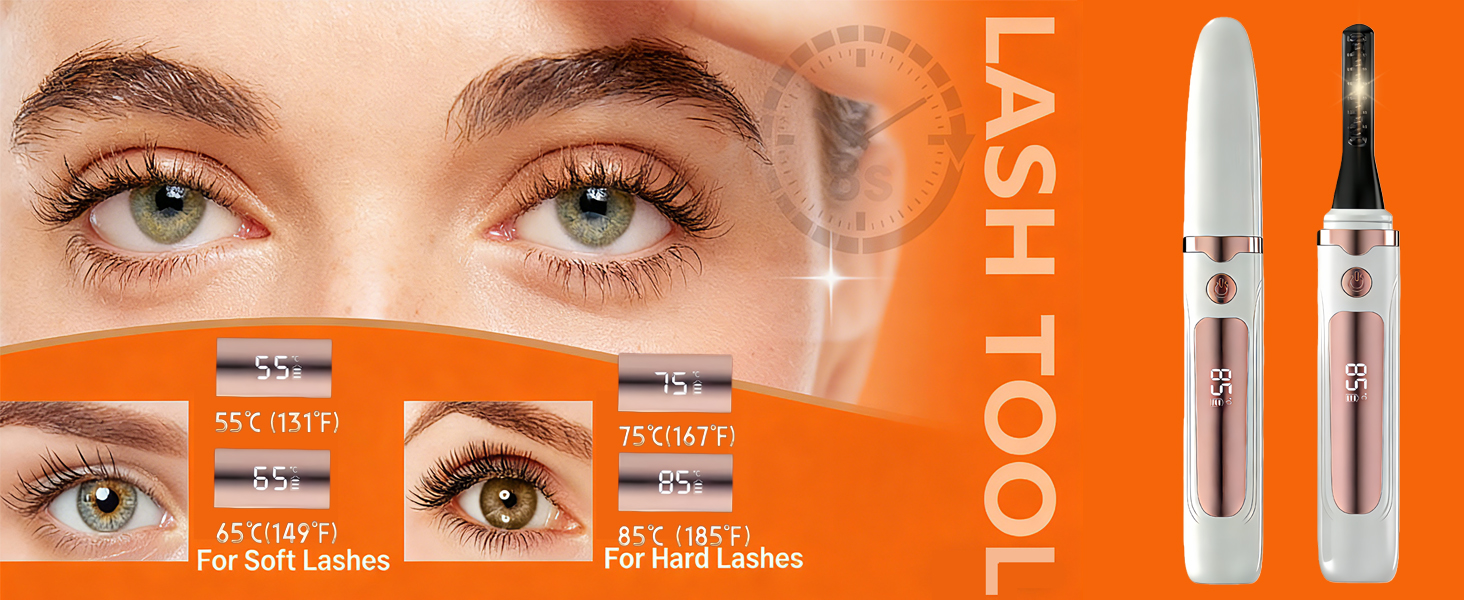 eyelash curlers heated