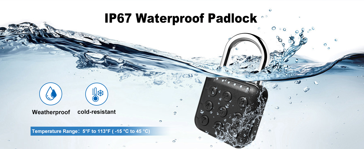 outdoor combination lock weatherproof