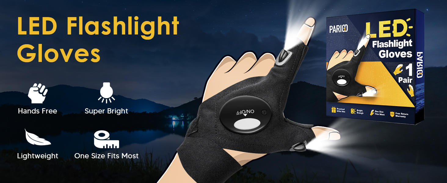 LED Flashlight Gloves