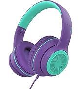 JOMILIN A8 Over-Ear Headphones with Microphone, Lightweight Folding Stereo Bass Headphones with 1...