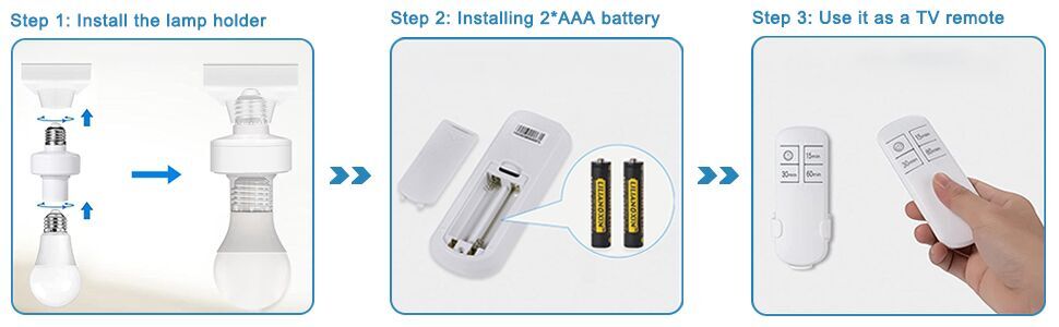 Remote Control Bulb Socket