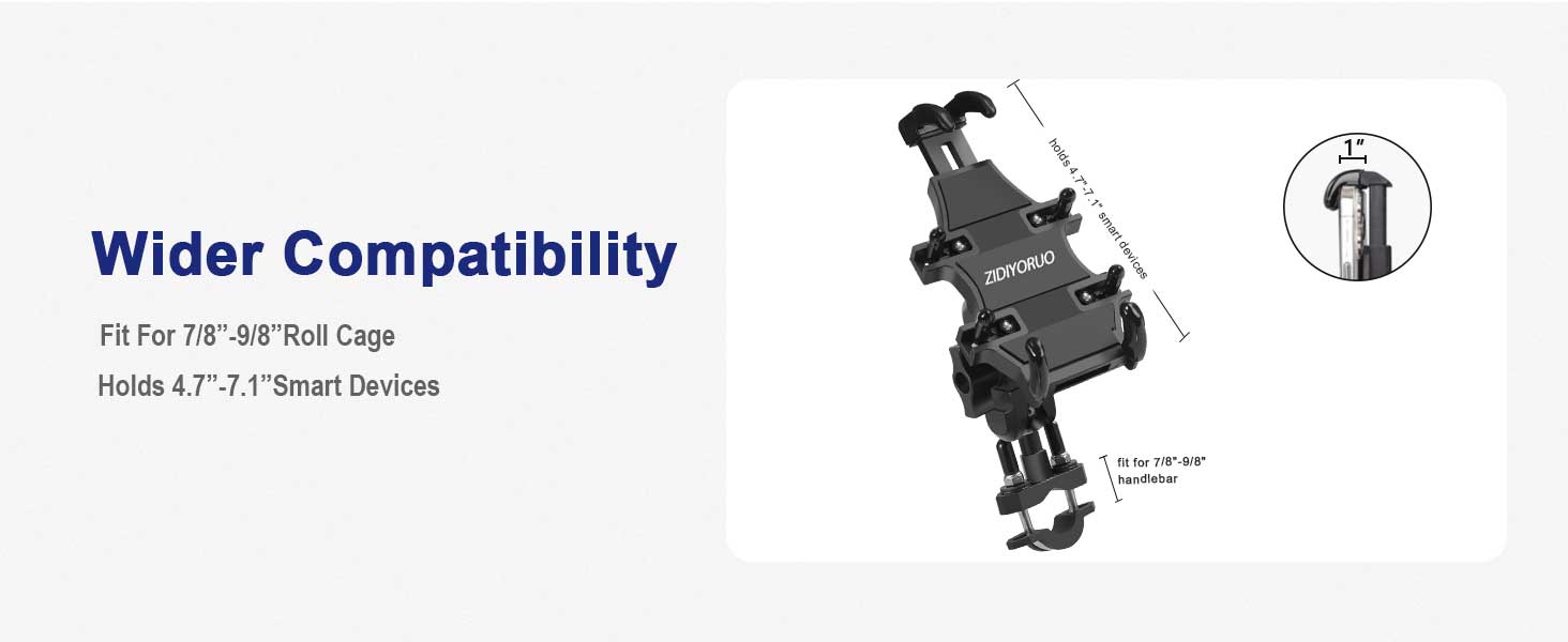 ATV phone mount for iphone,cell phone holder for atv,heavy duty atv phone mount,bike phone holder