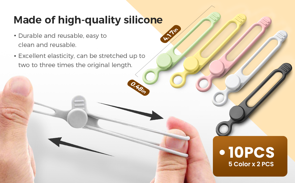 silicone ties for cable