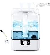 CHIVALZ 6L Humidifiers for Bedroom Large Room Home, Cool Mist Top Fill Humidifiers for Baby Nurse...