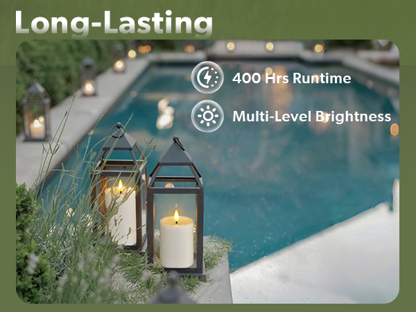 waterproodf flameless candles