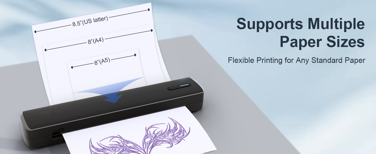 Portable Thermal Printer Tattoo Stencil Machine