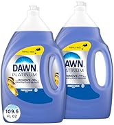 Dawn Platinum Dish Soap Liquid, Dishwashing Liquid, Dish Detergent Liquid, Dish Liquid, Refreshin...