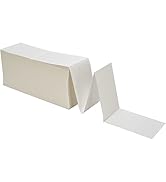 MFLABEL 2 Stacks Fanfold 4" x 6" Direct Thermal Labels White Perforated Zebra Shipping Labels (2,...
