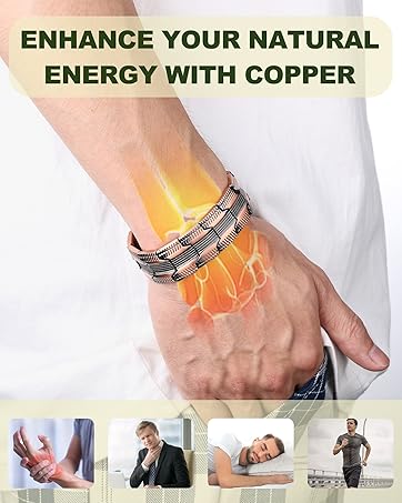 mens copper bracelet for pain relief