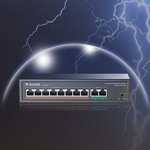 10-Port Fast Ethernet PoE Switch