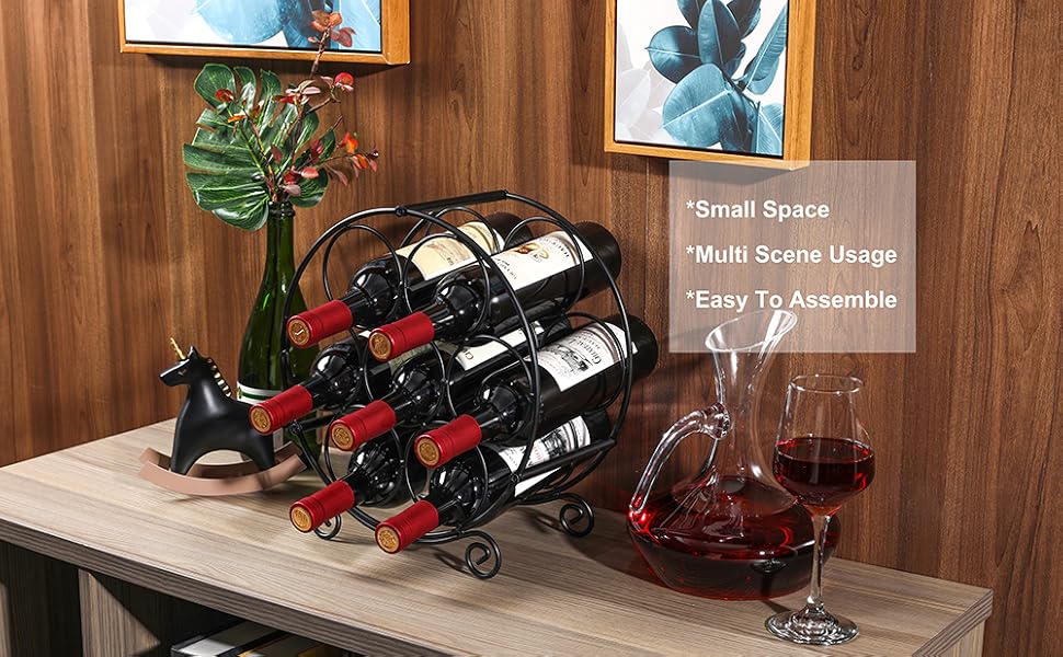 tabletop wine rack