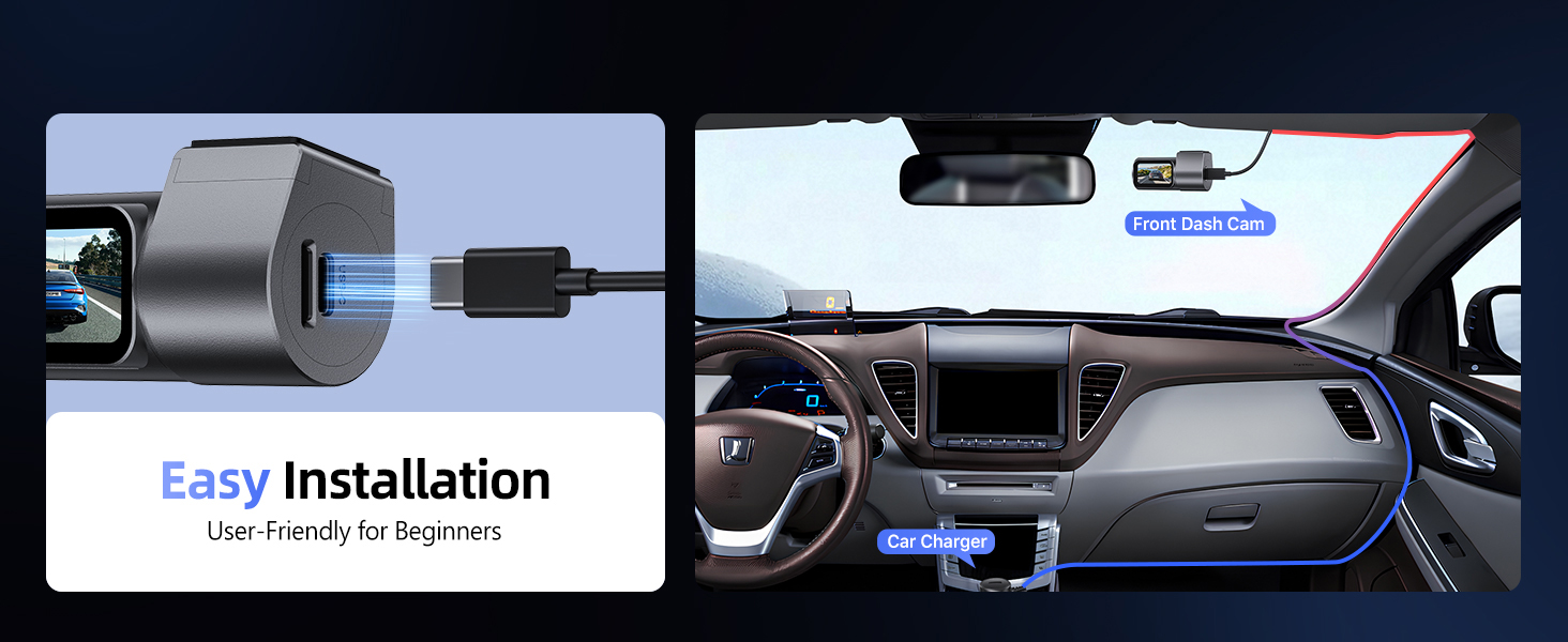 cievie dash cam front