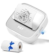 Print Pods Mini Printer, Thermal Inkless Sticker Maker with 1 Roll Paper, Pocket Printpod for Pho...