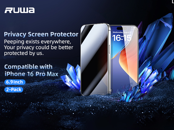 Screen protector 16 pro max privacy