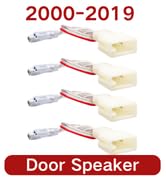 RED WOLF Car Door Speaker Wiring Harness Adapter Connector Plug Replacement for 2000-2019 Toyota ...