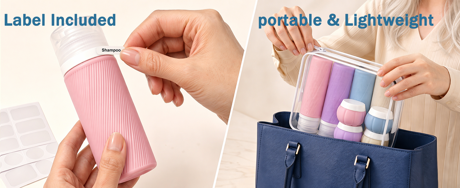 Travel Bottles for Toiletries