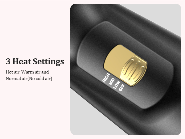 dual voltage hot air brush