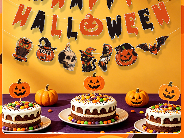 vintage Halloween decor