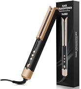 Hair Straightener Flat Iron, Wide Ceramic Plates Ionic Dual Voltage Straightener for Women, 210?-...
