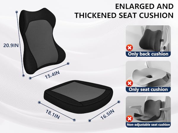 memory foam seat cushion for long sitting