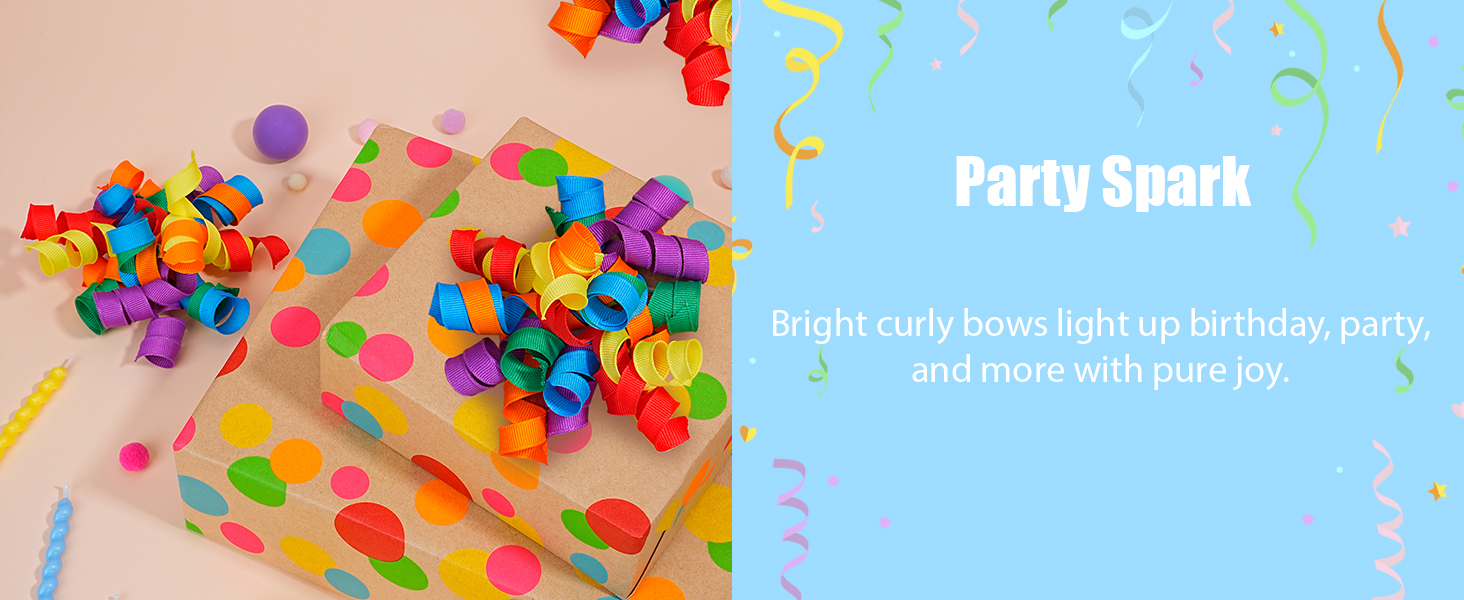 birthday decorations birthday bows for gift wrapping curly bows for gift wrapping