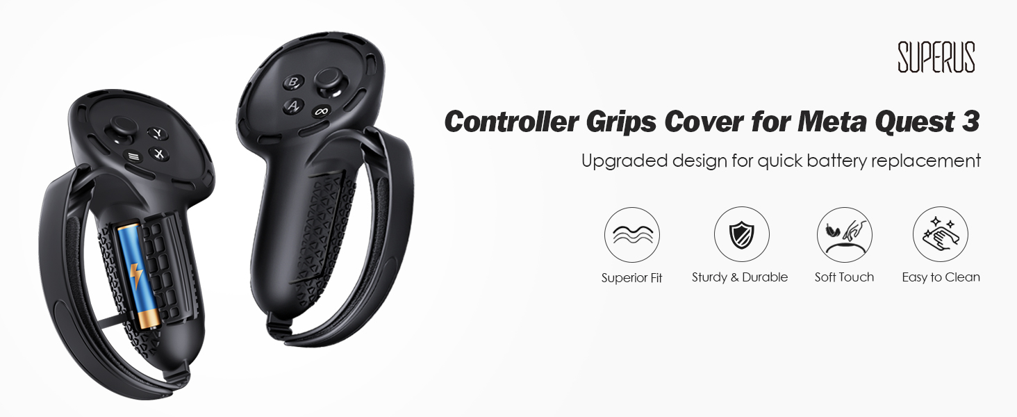 Controller Grips Cover for Meta Quest 3