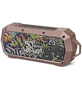 50th Anniversary of Hip Hop Portable Bluetooth Wireless Shower Speaker 10W Peak Power Boombox w H...