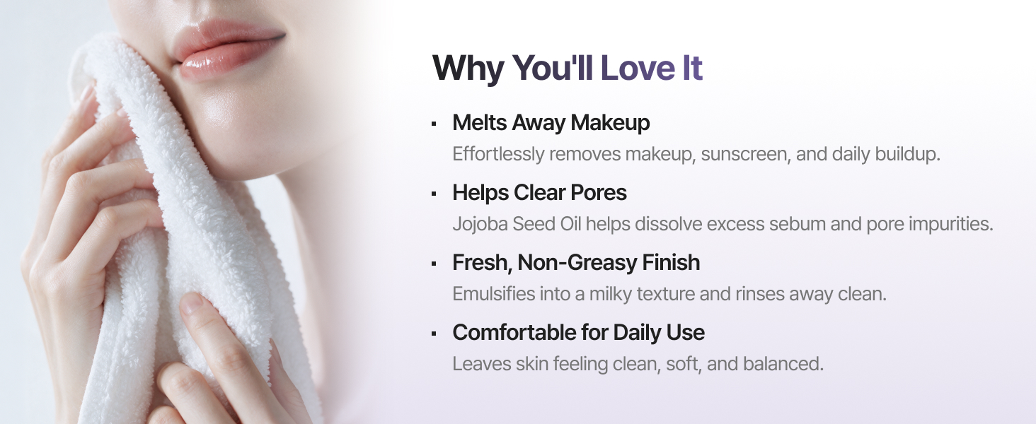 jojoba cleansing oil