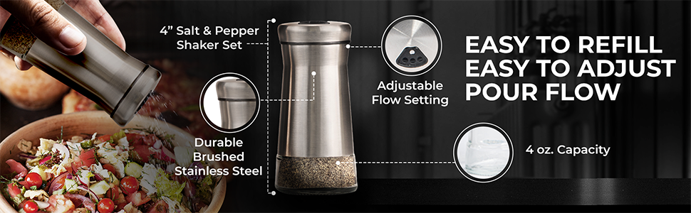 Easy to Refill, Easy to Adjust Pour Flow