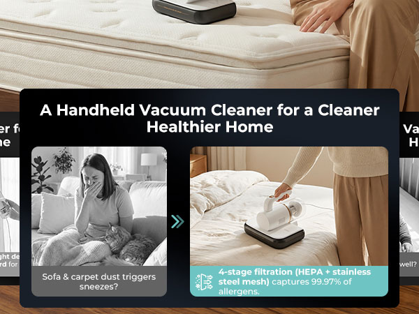 A Handheld Vacuum Cleaner for a Cleaner Healthier Home