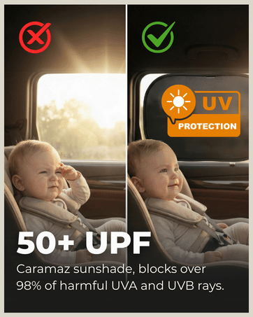 caramaz self adhesive sunshade with kids friendly designs
