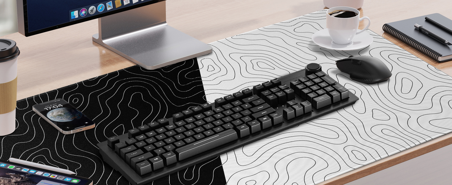 black xxl mouse pad