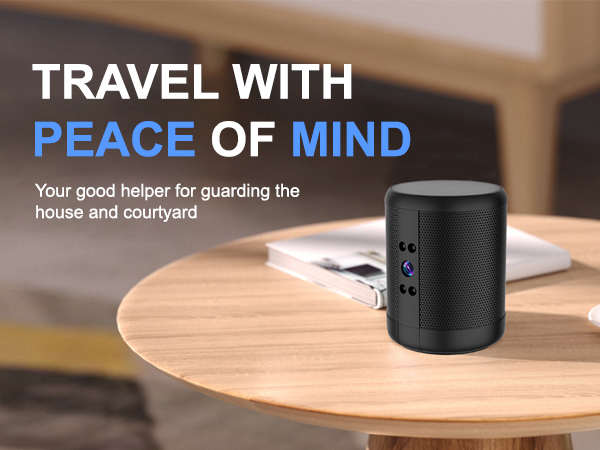 Hidden camera with bluetooth speaker