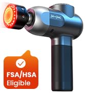 C2 Ultra massage gun with red light