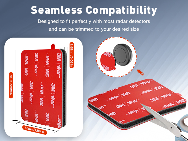 escort radar detector mount