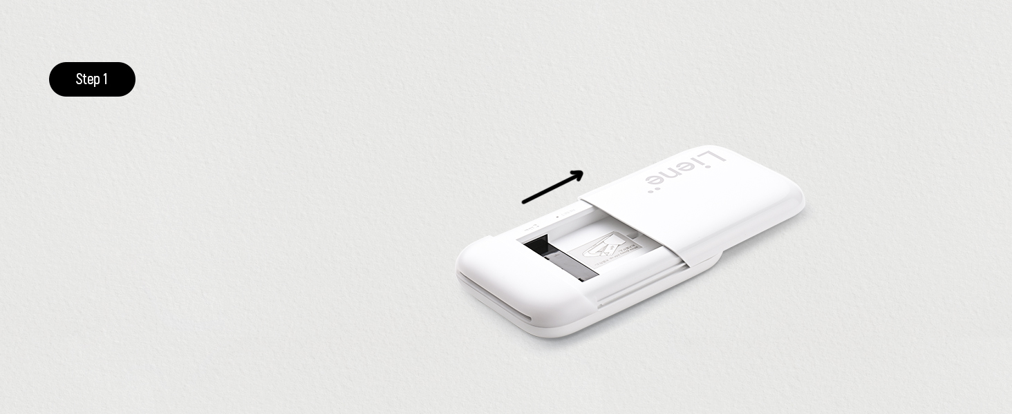 White smartphone or mobile device mockup showing a minimal interface design against light background.