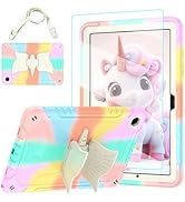 TOMORRY Case for Samsung Galaxy Tab A9+/ A9 Plus 11 inch 2023 with Tempered Glass Screen Protecto...