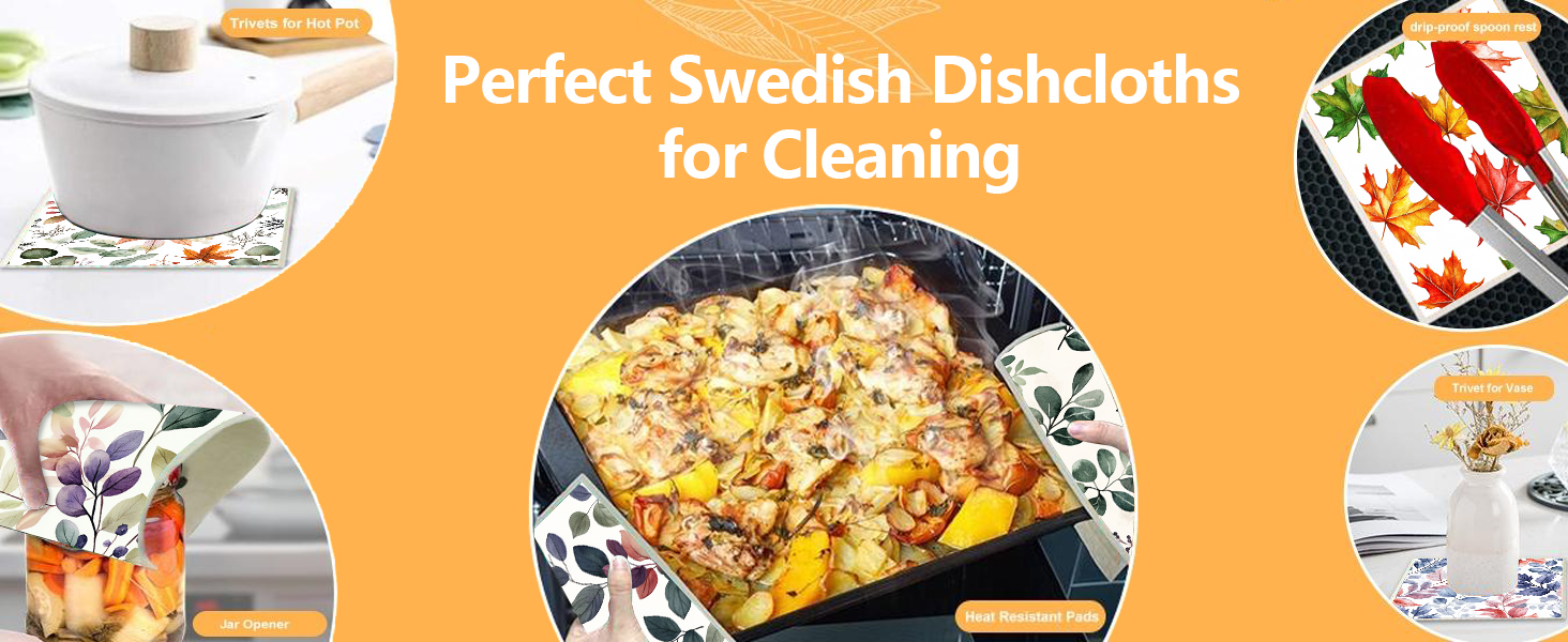 Swedish Dishcloths for Kitchen