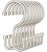 OEH Shower Curtain Hooks, 12 Pcs Shower Curtain Rings, Durable Shower Curtain Hooks Rust Proof, S...