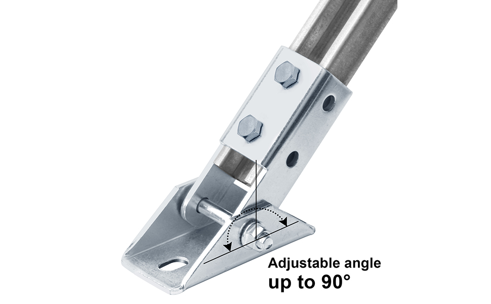 Adjustable Angle Bracket for 1-5/8&amp;#34; Strut Channel
