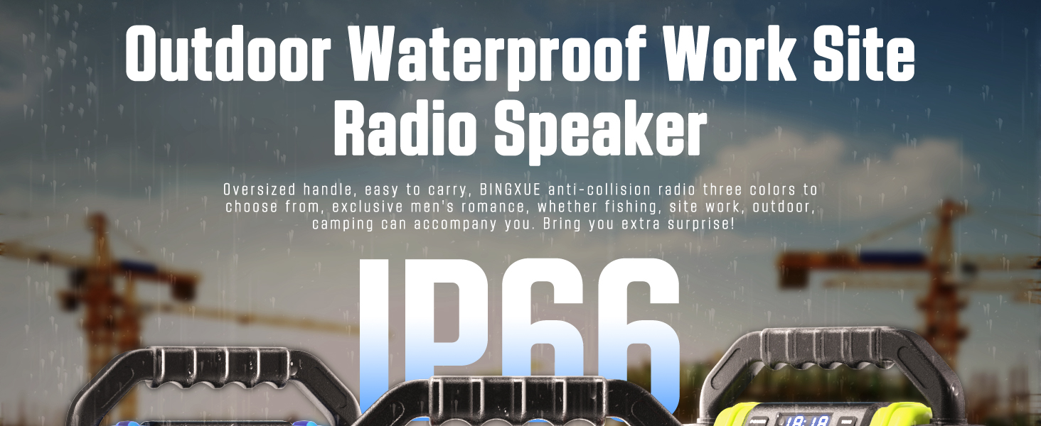 Outdoor waterproof radio